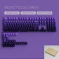 New Gradient Gray Double Shot RGB Backlit Keycaps OEM Profile 135 Keys Side Printed PBT Keycaps for Cherry MX Switches Keyboards