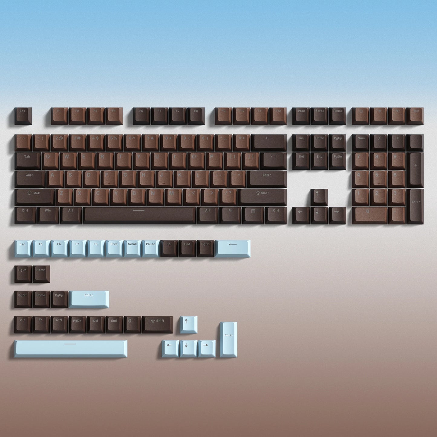 138 Keys Retro Dark Grey Red PBT Keycap Double Shot Cherry Profile Key caps for Cherry MX Switches Mechanical Gamer Keyboard