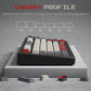 138 Keys Retro Dark Grey Red PBT Keycap Double Shot Cherry Profile Key caps for Cherry MX Switches Mechanical Gamer Keyboard