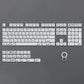 142 Keys White PBT Keycaps MOA Profile PBT Dye Sublimation DIY Key cap for 61/87/104 Cherry MX Switch Gaming Mechanical Keyboard