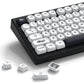 142 Keys White PBT Keycaps MOA Profile PBT Dye Sublimation DIY Key cap for 61/87/104 Cherry MX Switch Gaming Mechanical Keyboard