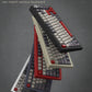 138 Keys Retro Dark Grey Red PBT Keycap Double Shot Cherry Profile Key caps for Cherry MX Switches Mechanical Gamer Keyboard