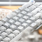 XVX 21 Keys Sliver Butterfly Keycaps IMD-Pattern Shine Through Heart-Shaped Keycaps OEM Profile DIY Decorative Keycapseycap