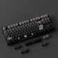 New Gradient Gray Double Shot RGB Backlit Keycaps OEM Profile 135 Keys Side Printed PBT Keycaps for Cherry MX Switches Keyboards