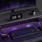 115 Keys Purple Transparent Clear Keycaps Crystal Ceramic PC Keycap RGB Shine Through Key cap MDA Profile for MX Switch Keyboard