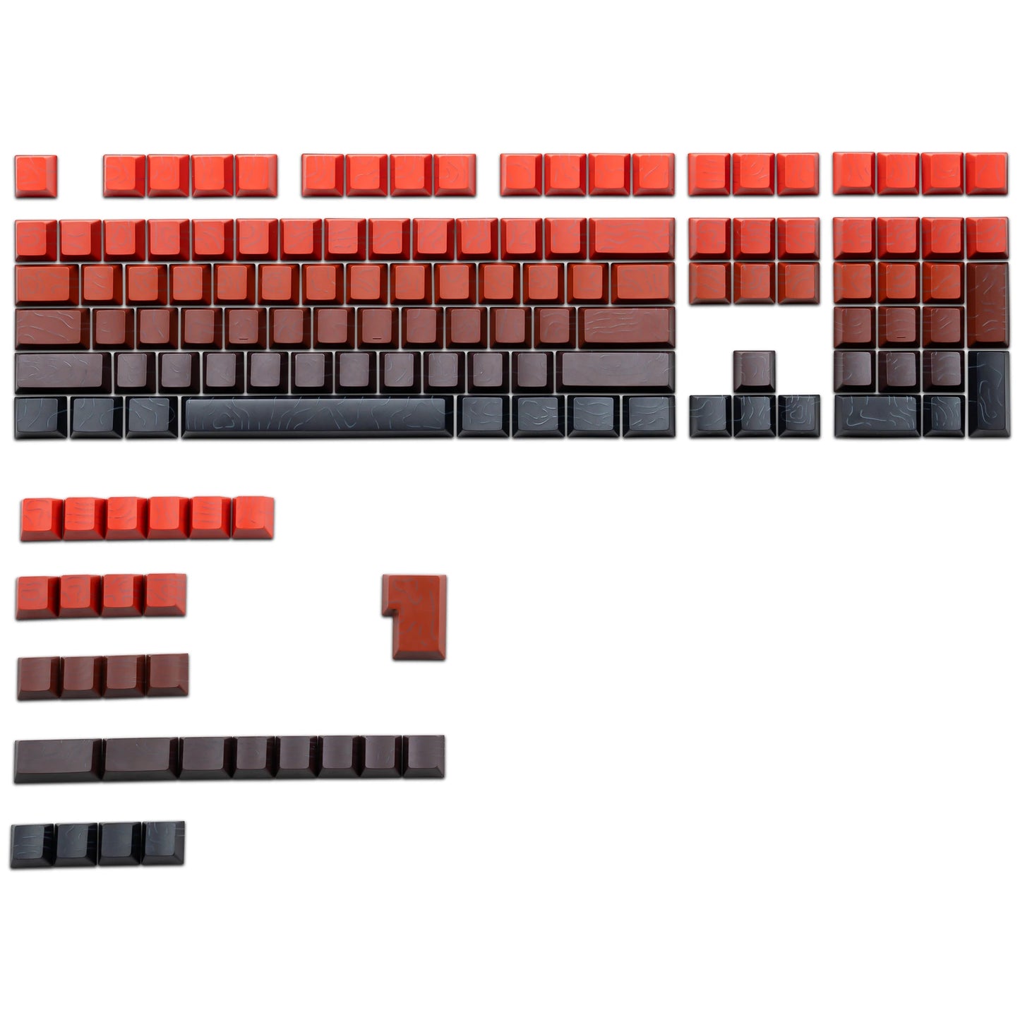 132 Key Custom Lavender Purple Double Shot Keycaps Shine Through PBT Keycaps for Cherry Gateron MX Switches Mechanical Keyboards