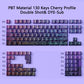 Contour 4.0 Side Engraved Keycap PBT Translucent 97/130 Key Mechanical Keyboard Key Cap White For Magnetic Switch F75 GMK87