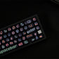 Black irregular letters Keycaps 126 Keys PBT Material MOA Profile DYE-SUB Personalized For CHERRY MX Switch Mechanical Keyboard
