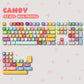 142 Keys White PBT Keycaps MOA Profile PBT Dye Sublimation DIY Key cap for 61/87/104 Cherry MX Switch Gaming Mechanical Keyboard