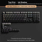 132+ Keys Gradient Green PBT Double Shot Top Print Shine Through Backlit keycaps For Gateron Cherry MX Gamer Mechanical Keyboard