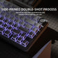 97-122 Keys Shadow Fold Dye Sub PBT Keycap Cherry Profile Side Printed Shine Through Keycaps for MX Switches Gaming Keyboard