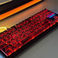 129Key Cool Spider Web Key Cap Side Engraved Light Cherry Profile PBT Sublimated Personalized MX Switch Game Mechanical Keyboard