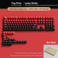 132+ Keys Gradient Green PBT Double Shot Top Print Shine Through Backlit keycaps For Gateron Cherry MX Gamer Mechanical Keyboard