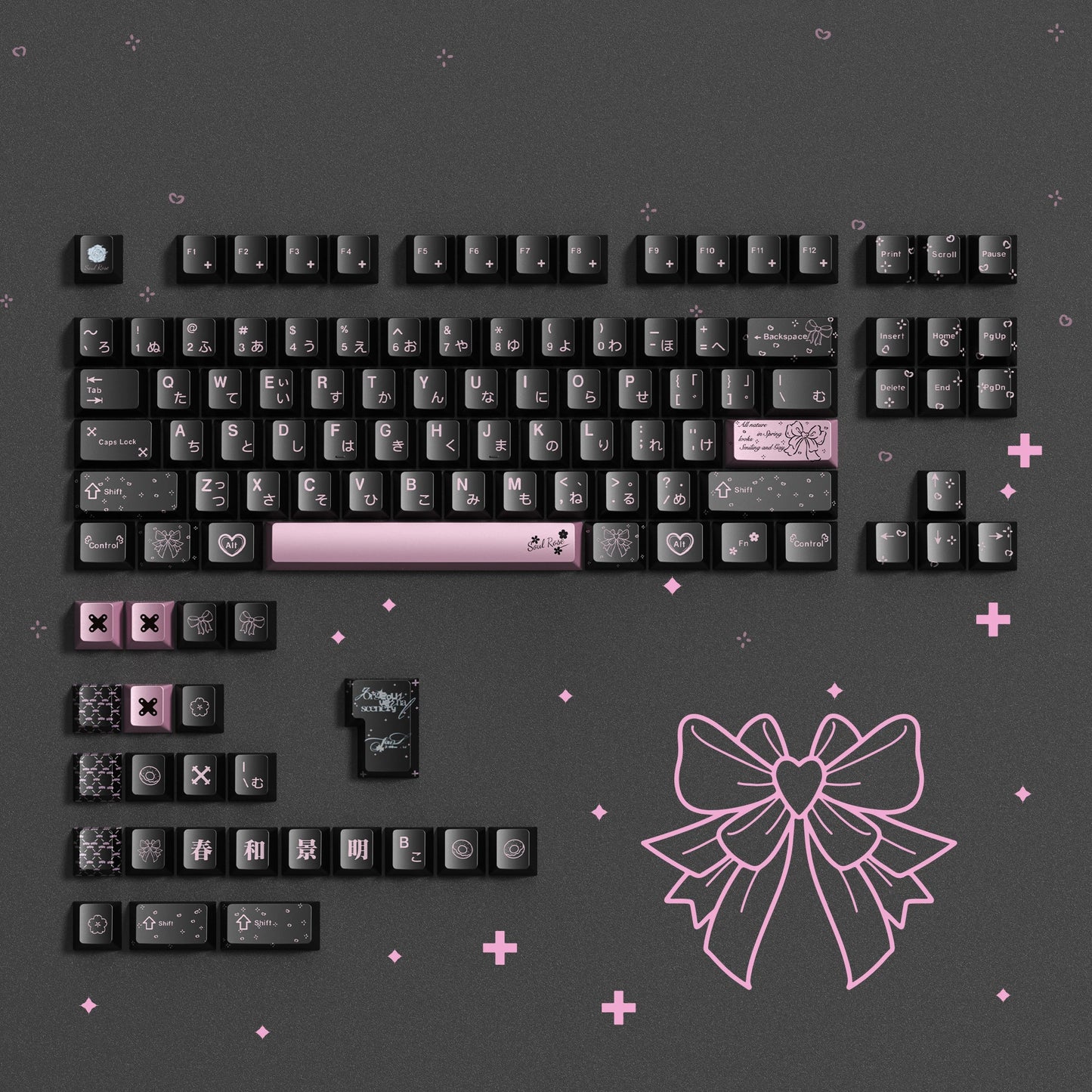 112 Keys Cherry Profile Time Metal Feel PBT Keycaps Top Print Dye Sub Key Cap For Cherry Mx Gamer Mechanical Keyboard Keycaps