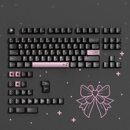 112 Keys Cherry Profile Time Metal Feel PBT Keycaps Top Print Dye Sub Key Cap For Cherry Mx Gamer Mechanical Keyboard Keycaps