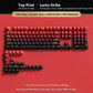 132+ Keys Gradient Green PBT Double Shot Top Print Shine Through Backlit keycaps For Gateron Cherry MX Gamer Mechanical Keyboard
