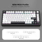 142 Keys White PBT Keycaps MOA Profile PBT Dye Sublimation DIY Key cap for 61/87/104 Cherry MX Switch Gaming Mechanical Keyboard