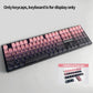 2026 New Purple Topographic Side Print Shine Through Keycaps 97/134+ Key Cherry Profile Double Shot Dye Sub PBT for MX Switch