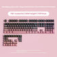 2026 New Purple Topographic Side Print Shine Through Keycaps 97/134+ Key Cherry Profile Double Shot Dye Sub PBT for MX Switch