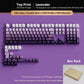 132+ Keys Gradient Green PBT Double Shot Top Print Shine Through Backlit keycaps For Gateron Cherry MX Gamer Mechanical Keyboard