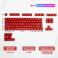 2026 New Purple Topographic Side Print Shine Through Keycaps 97/134+ Key Cherry Profile Double Shot Dye Sub PBT for MX Switch