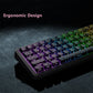 New Topographic Keycaps 4.0 Version Shine Through 98 Key PBT Cherry Profile Side Print Backlit for MX Gamer Mechanical Keyboard