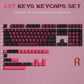 138 Keys Retro Dark Grey Red PBT Keycap Double Shot Cherry Profile Key caps for Cherry MX Switches Mechanical Gamer Keyboard