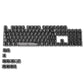 115 Keys Purple Transparent Clear Keycaps Crystal Ceramic PC Keycap RGB Shine Through Key cap MDA Profile for MX Switch Keyboard