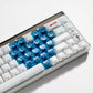 XVX Optic Heart Series 21-Key OEM Profile Transparent PC Keycap Set