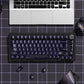 115 Keys Purple Transparent Clear Keycaps Crystal Ceramic PC Keycap RGB Shine Through Key cap MDA Profile for MX Switch Keyboard