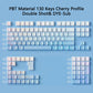 Contour 4.0 Side Engraved Keycap PBT Translucent 97/130 Key Mechanical Keyboard Key Cap White For Magnetic Switch F75 GMK87
