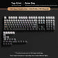 132+ Keys Gradient Green PBT Double Shot Top Print Shine Through Backlit keycaps For Gateron Cherry MX Gamer Mechanical Keyboard