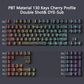 Contour 4.0 Side Engraved Keycap PBT Translucent 97/130 Key Mechanical Keyboard Key Cap White For Magnetic Switch F75 GMK87