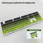 New Topographic Keycaps 4.0 Version Shine Through 98 Key PBT Cherry Profile Side Print Backlit for MX Gamer Mechanical Keyboard