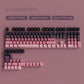 New Gradient Gray Double Shot RGB Backlit Keycaps OEM Profile 135 Keys Side Printed PBT Keycaps for Cherry MX Switches Keyboards