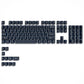 115 Keys Purple Transparent Clear Keycaps Crystal Ceramic PC Keycap RGB Shine Through Key cap MDA Profile for MX Switch Keyboard