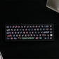 Black irregular letters Keycaps 126 Keys PBT Material MOA Profile DYE-SUB Personalized For CHERRY MX Switch Mechanical Keyboard