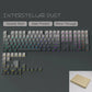 New Gradient Gray Double Shot RGB Backlit Keycaps OEM Profile 135 Keys Side Printed PBT Keycaps for Cherry MX Switches Keyboards