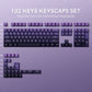 138 Keys Retro Dark Grey Red PBT Keycap Double Shot Cherry Profile Key caps for Cherry MX Switches Mechanical Gamer Keyboard
