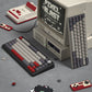 138 Keys Retro Dark Grey Red PBT Keycap Double Shot Cherry Profile Key caps for Cherry MX Switches Mechanical Gamer Keyboard