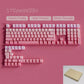 New Gradient Gray Double Shot RGB Backlit Keycaps OEM Profile 135 Keys Side Printed PBT Keycaps for Cherry MX Switches Keyboards
