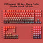 Contour 4.0 Side Engraved Keycap PBT Translucent 97/130 Key Mechanical Keyboard Key Cap White For Magnetic Switch F75 GMK87