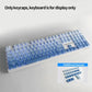 98 Key White Topographic 4.0 PBT Keycaps Double Shot Side Print Shine Through Backlit key caps For MX Gamer Mechanical Keyboard