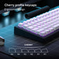 98 Key White Topographic 4.0 PBT Keycaps Double Shot Side Print Shine Through Backlit key caps For MX Gamer Mechanical Keyboard
