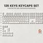 138 Keys Retro Dark Grey Red PBT Keycap Double Shot Cherry Profile Key caps for Cherry MX Switches Mechanical Gamer Keyboard
