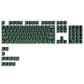 115 Keys Purple Transparent Clear Keycaps Crystal Ceramic PC Keycap RGB Shine Through Key cap MDA Profile for MX Switch Keyboard