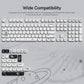 142 Keys White PBT Keycaps MOA Profile PBT Dye Sublimation DIY Key cap for 61/87/104 Cherry MX Switch Gaming Mechanical Keyboard