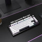 142 Keys White PBT Keycaps MOA Profile PBT Dye Sublimation DIY Key cap for 61/87/104 Cherry MX Switch Gaming Mechanical Keyboard
