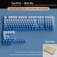 132+ Keys Gradient Green PBT Double Shot Top Print Shine Through Backlit keycaps For Gateron Cherry MX Gamer Mechanical Keyboard