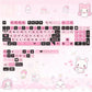 142 Keys White PBT Keycaps MOA Profile PBT Dye Sublimation DIY Key cap for 61/87/104 Cherry MX Switch Gaming Mechanical Keyboard